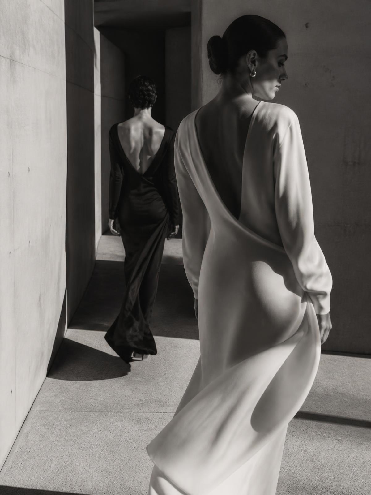 Draped Evening Dress